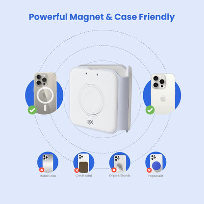 3-in-1 Foldable Magnetic Wireless Fast Charger – Travel Charging Pad for iPhone 12-16 Series, Samsung Galaxy Series, Huawei, Apple Watch, AirPods, and Other Qi-Compatible Devices