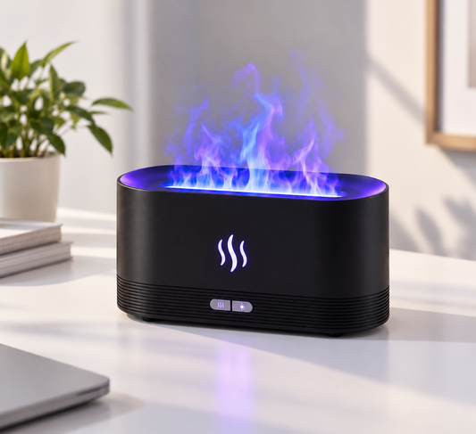 FlameGlow - Aroma Diffuser & LED Lamp