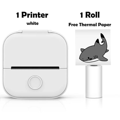 T02 Mini Wireless Pocket Printer – Inkless Sticker & Label Printer